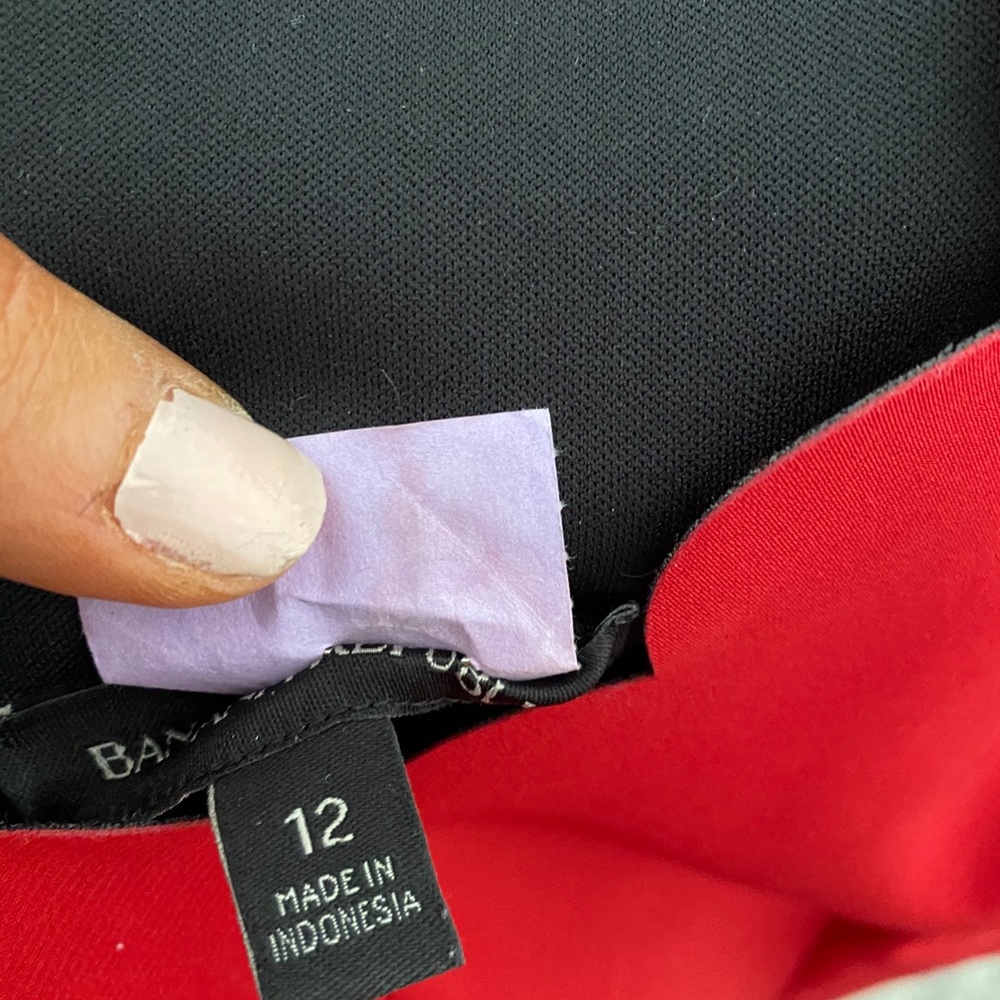 Red fit & flare dress